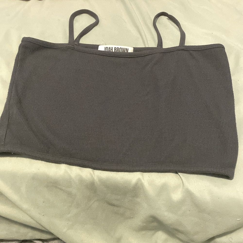 Brand- JAOH BROWN, size- small, color- grey, clothing- tank top